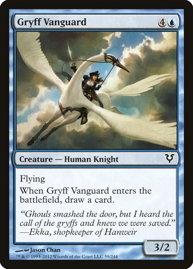 Gryff Vanguard [Avacyn Restored] MTG Single Magic: The Gathering    | Red Claw Gaming