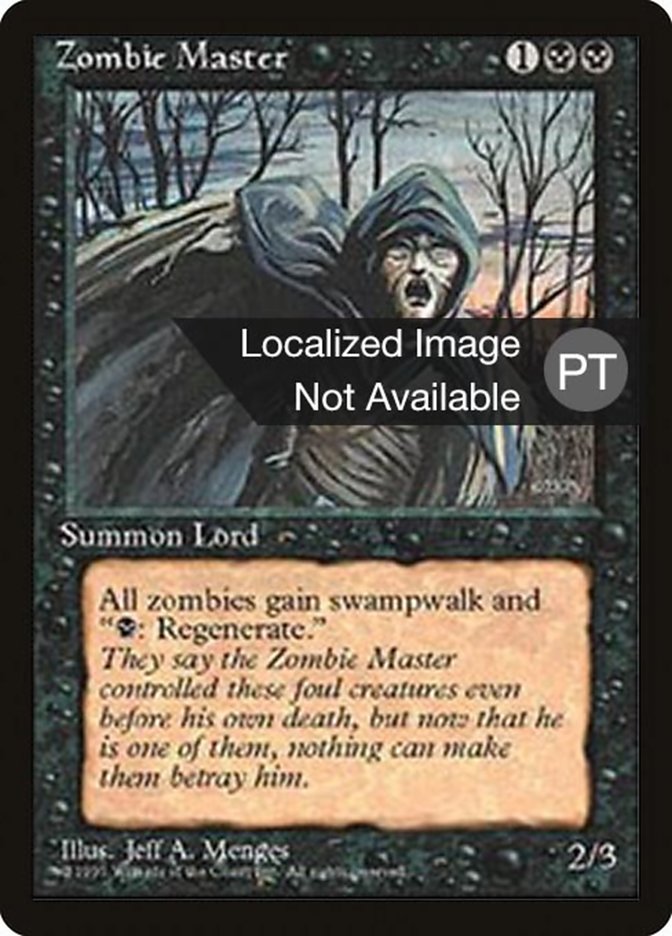 Zombie Master [Fourth Edition (Foreign Black Border)] MTG Single Magic: The Gathering    | Red Claw Gaming