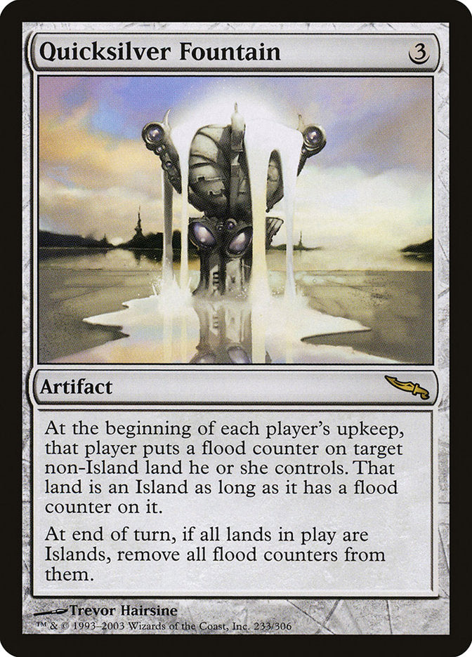 Quicksilver Fountain [Mirrodin] MTG Single Magic: The Gathering    | Red Claw Gaming