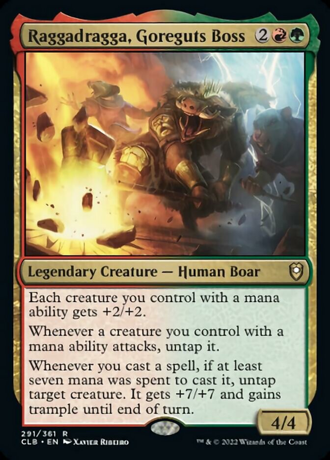 Raggadragga, Goreguts Boss [Commander Legends: Battle for Baldur's Gate] MTG Single Magic: The Gathering    | Red Claw Gaming