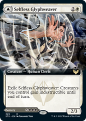 Selfless Glyphweaver // Deadly Vanity (Extended Art) [Strixhaven: School of Mages] MTG Single Magic: The Gathering    | Red Claw Gaming