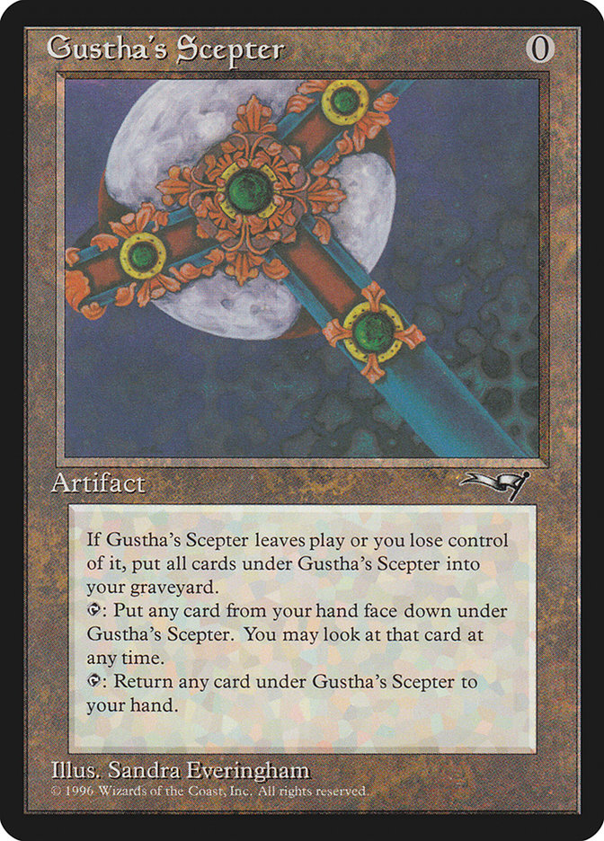 Gustha's Scepter [Alliances] MTG Single Magic: The Gathering    | Red Claw Gaming