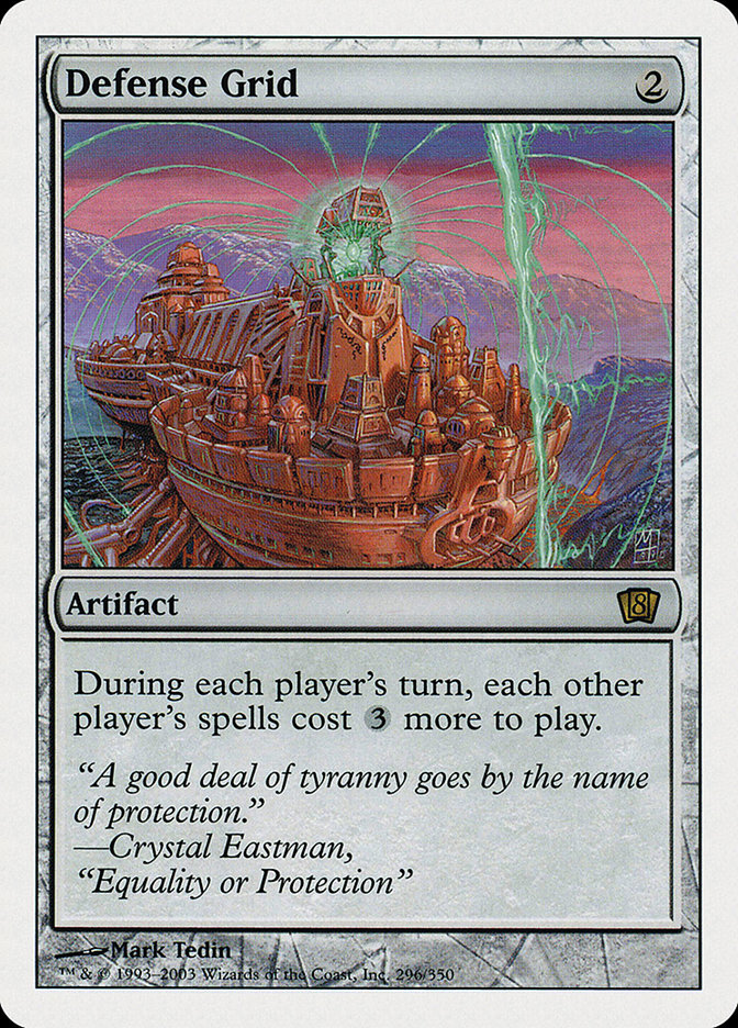 Defense Grid [Eighth Edition] MTG Single Magic: The Gathering    | Red Claw Gaming