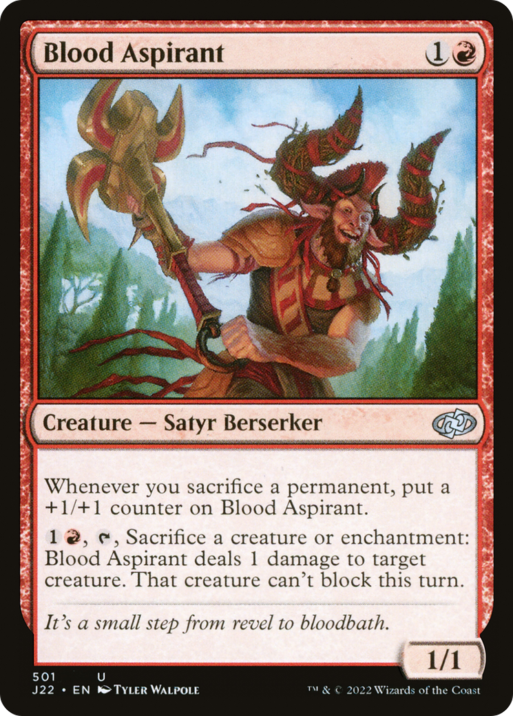 Blood Aspirant [Jumpstart 2022] MTG Single Magic: The Gathering    | Red Claw Gaming