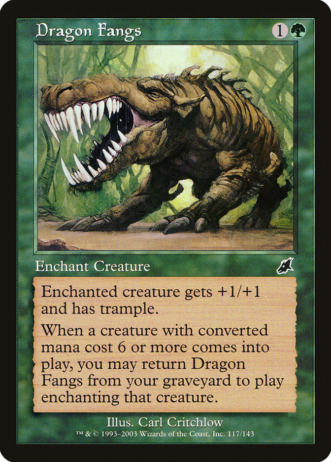 Dragon Fangs [Scourge] MTG Single Magic: The Gathering    | Red Claw Gaming