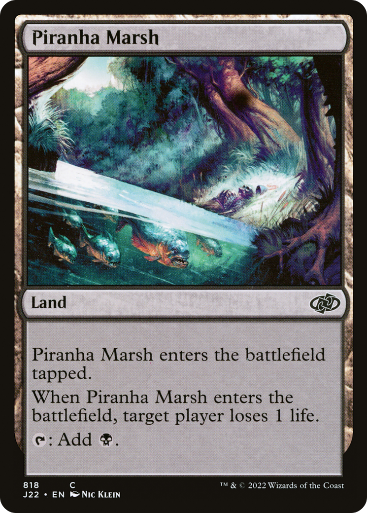 Piranha Marsh [Jumpstart 2022] MTG Single Magic: The Gathering    | Red Claw Gaming