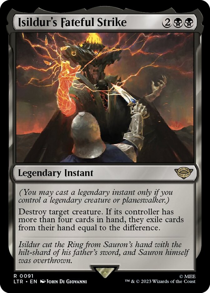 Isildur's Fateful Strike [The Lord of the Rings: Tales of Middle-Earth] MTG Single Magic: The Gathering    | Red Claw Gaming