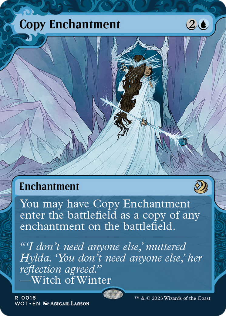 Copy Enchantment [Wilds of Eldraine: Enchanting Tales] MTG Single Magic: The Gathering    | Red Claw Gaming