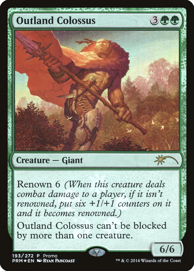 Outland Colossus [Resale Promos] MTG Single Magic: The Gathering    | Red Claw Gaming