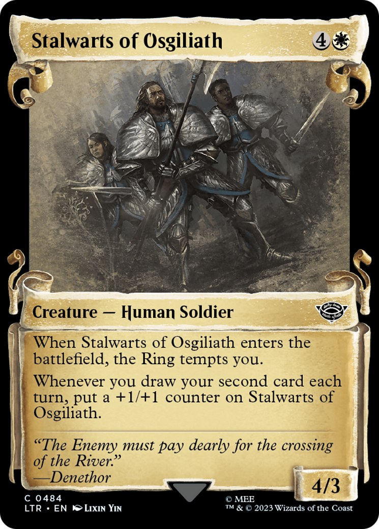 Stalwarts of Osgiliath [The Lord of the Rings: Tales of Middle-Earth Showcase Scrolls] MTG Single Magic: The Gathering    | Red Claw Gaming
