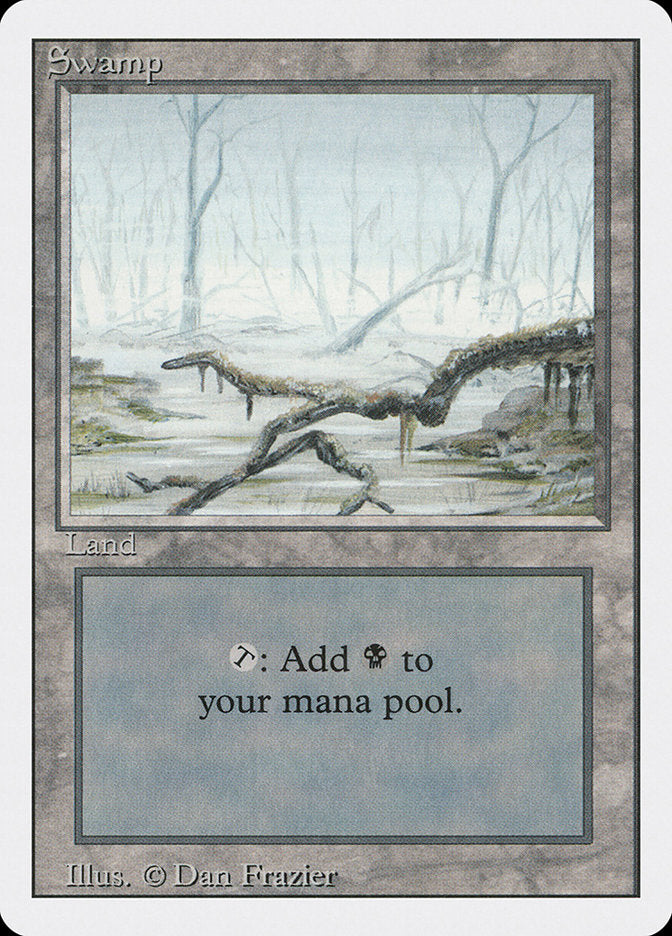 Swamp (White Fog in Trees) [Revised Edition] MTG Single Magic: The Gathering    | Red Claw Gaming