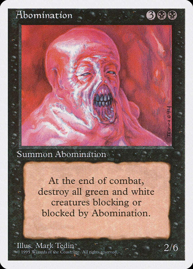 Abomination [Fourth Edition] MTG Single Magic: The Gathering    | Red Claw Gaming