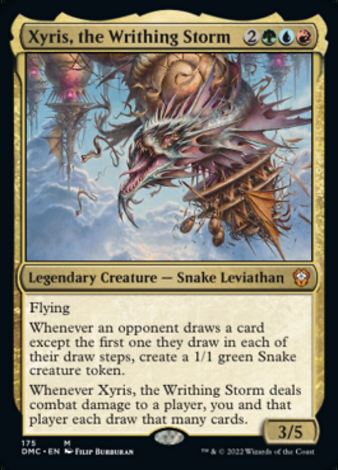 Xyris, the Writhing Storm [Dominaria United Commander] MTG Single Magic: The Gathering    | Red Claw Gaming
