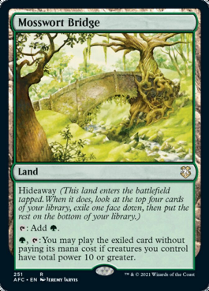 Mosswort Bridge [Dungeons & Dragons: Adventures in the Forgotten Realms Commander] MTG Single Magic: The Gathering    | Red Claw Gaming