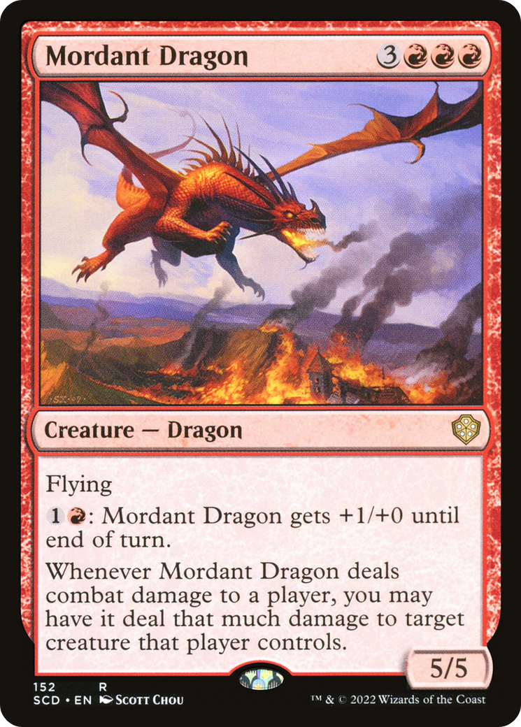 Mordant Dragon [Starter Commander Decks] MTG Single Magic: The Gathering    | Red Claw Gaming