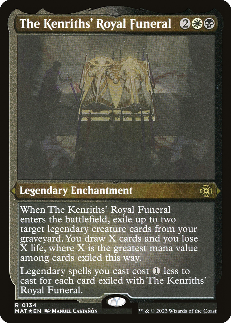 The Kenriths' Royal Funeral (Foil Etched) [March of the Machine: The Aftermath] MTG Single Magic: The Gathering    | Red Claw Gaming