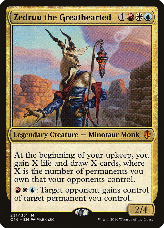 Zedruu the Greathearted [Commander 2016] MTG Single Magic: The Gathering    | Red Claw Gaming