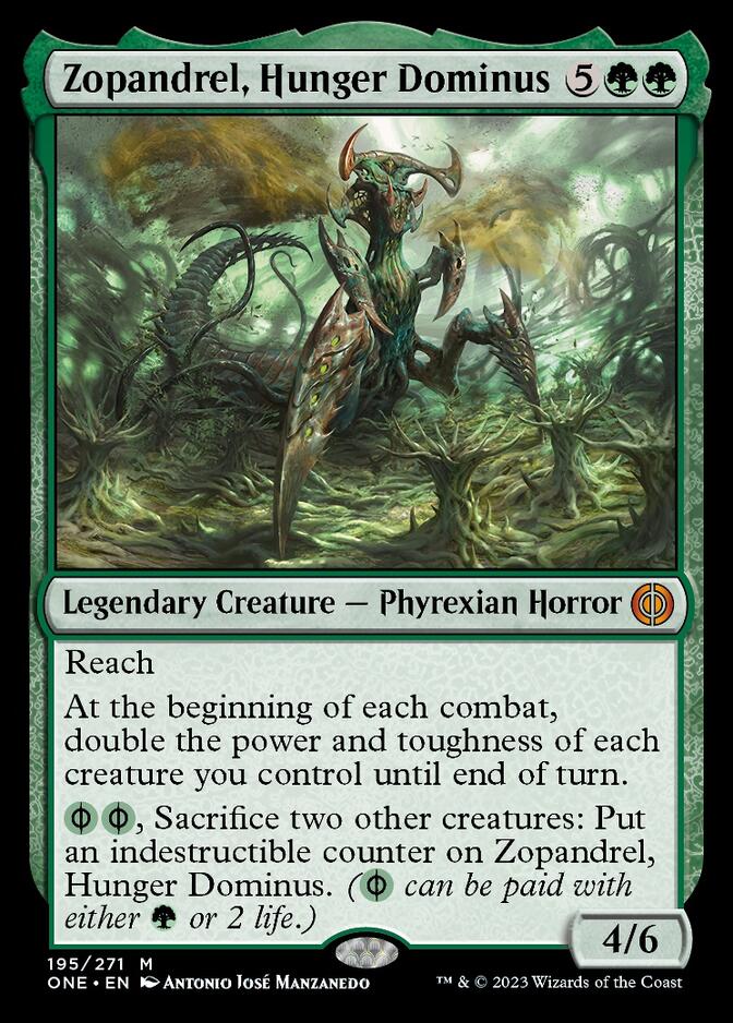 Zopandrel, Hunger Dominus [Phyrexia: All Will Be One] MTG Single Magic: The Gathering    | Red Claw Gaming