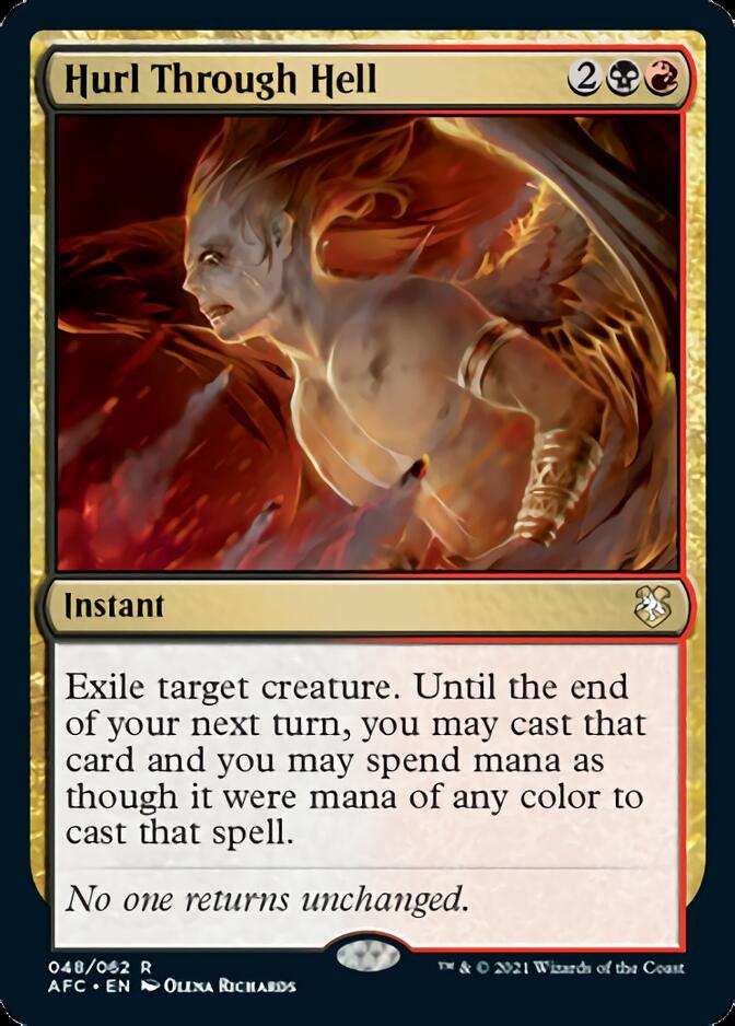 Hurl Through Hell [Dungeons & Dragons: Adventures in the Forgotten Realms Commander] MTG Single Magic: The Gathering    | Red Claw Gaming