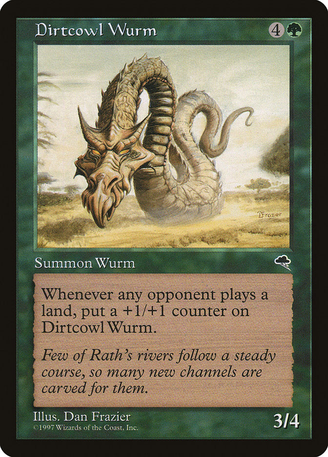 Dirtcowl Wurm [Tempest] MTG Single Magic: The Gathering    | Red Claw Gaming