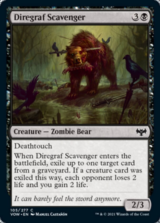 Diregraf Scavenger [Innistrad: Crimson Vow] MTG Single Magic: The Gathering    | Red Claw Gaming