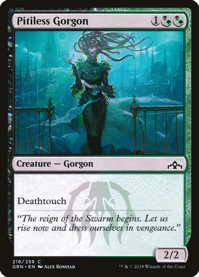 Pitiless Gorgon [Guilds of Ravnica] MTG Single Magic: The Gathering    | Red Claw Gaming