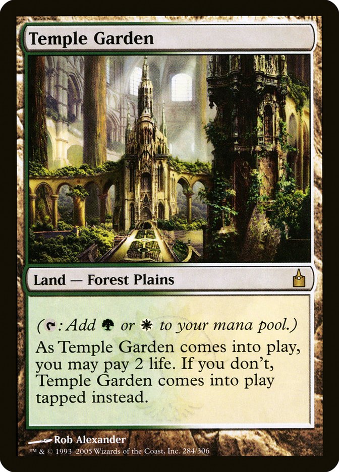 Temple Garden [Ravnica: City of Guilds] MTG Single Magic: The Gathering    | Red Claw Gaming