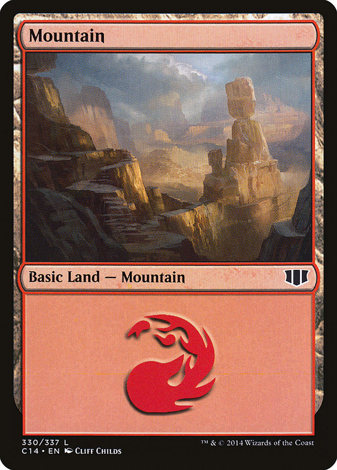 Mountain (330) [Commander 2014] MTG Single Magic: The Gathering    | Red Claw Gaming