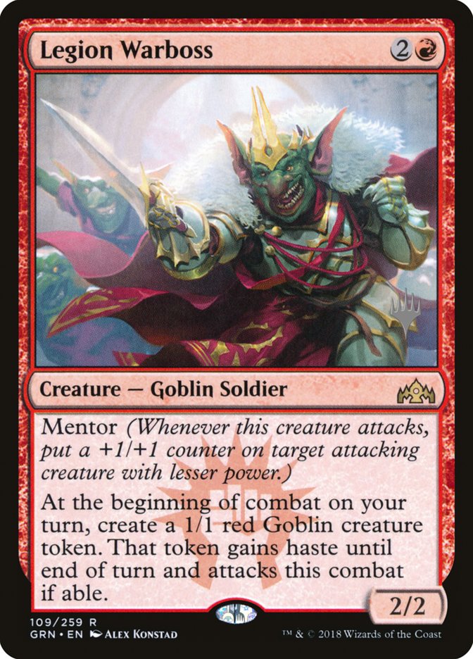 Legion Warboss (Promo Pack) [Guilds of Ravnica Promos] MTG Single Magic: The Gathering    | Red Claw Gaming