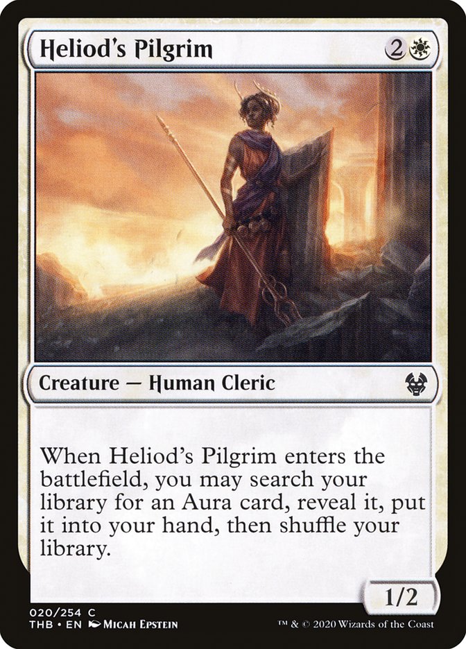 Heliod's Pilgrim [Theros Beyond Death] MTG Single Magic: The Gathering    | Red Claw Gaming