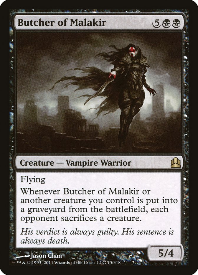 Butcher of Malakir [Commander 2011] MTG Single Magic: The Gathering    | Red Claw Gaming