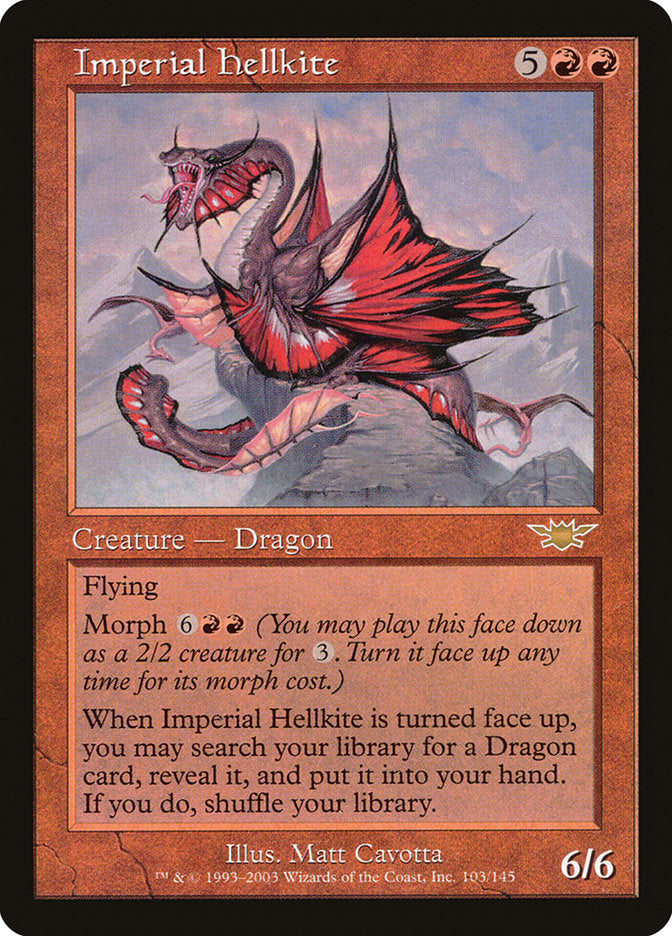 Imperial Hellkite [Legions] MTG Single Magic: The Gathering    | Red Claw Gaming