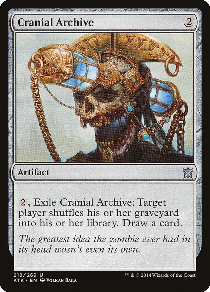 Cranial Archive [Khans of Tarkir] MTG Single Magic: The Gathering    | Red Claw Gaming