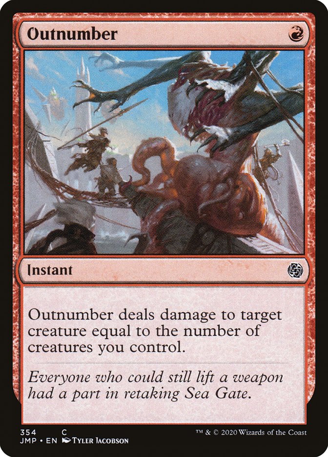 Outnumber [Jumpstart] MTG Single Magic: The Gathering    | Red Claw Gaming