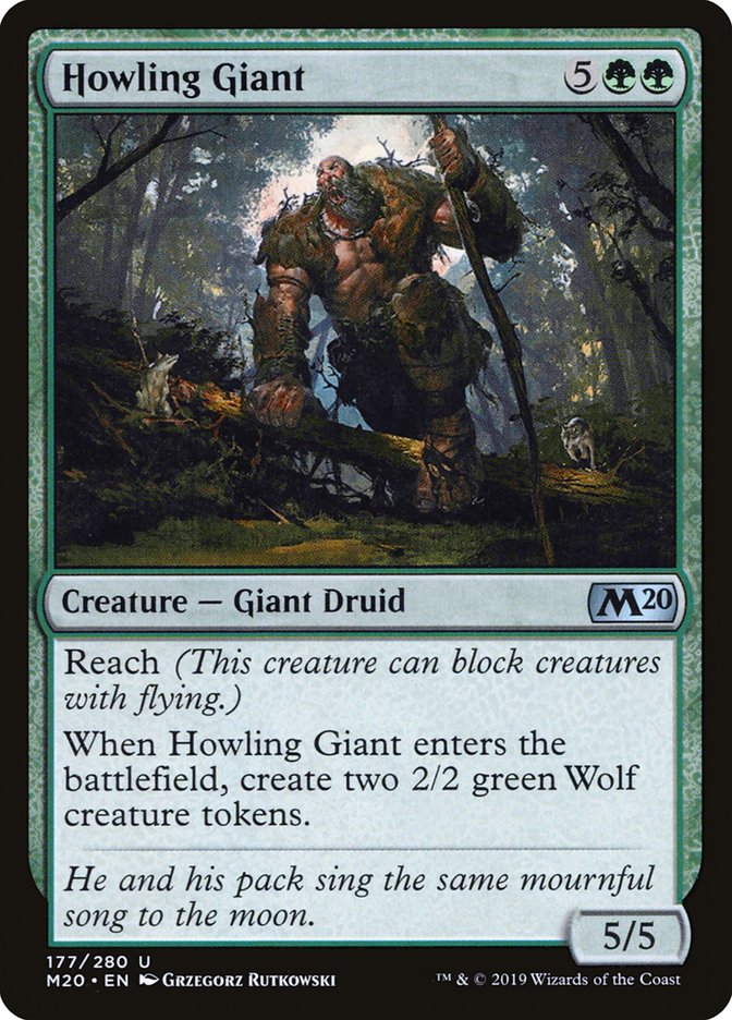 Howling Giant [Core Set 2020] MTG Single Magic: The Gathering    | Red Claw Gaming