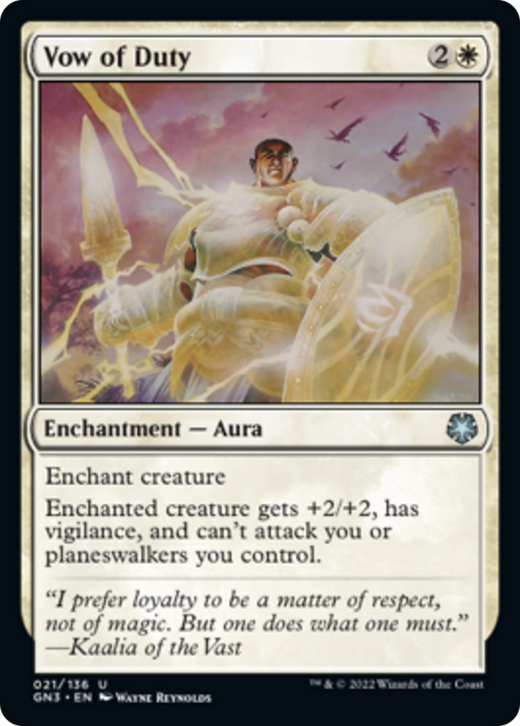 Vow of Duty [Game Night: Free-for-All] MTG Single Magic: The Gathering    | Red Claw Gaming