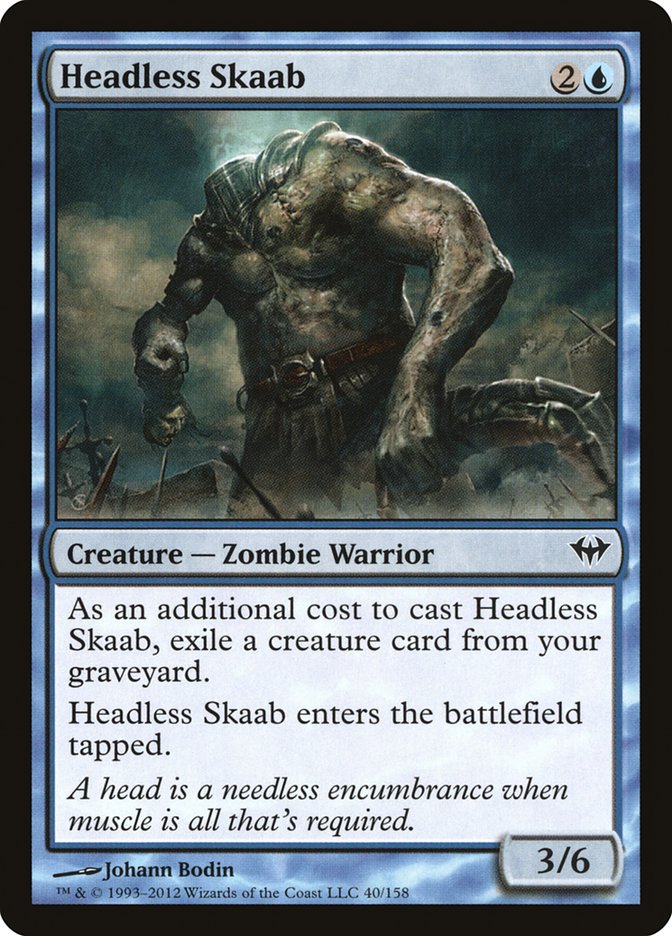 Headless Skaab [Dark Ascension] MTG Single Magic: The Gathering    | Red Claw Gaming