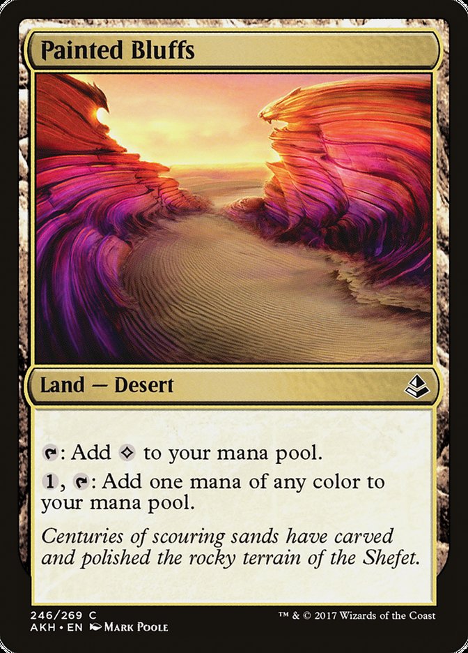 Painted Bluffs [Amonkhet] MTG Single Magic: The Gathering    | Red Claw Gaming