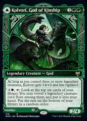 Kolvori, God of Kinship // The Ringhart Crest (Showcase) [Kaldheim] MTG Single Magic: The Gathering    | Red Claw Gaming