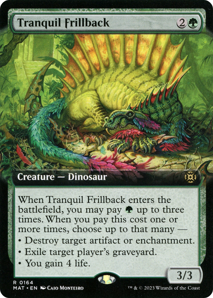 Tranquil Frillback (Extended Art) [March of the Machine: The Aftermath] MTG Single Magic: The Gathering    | Red Claw Gaming