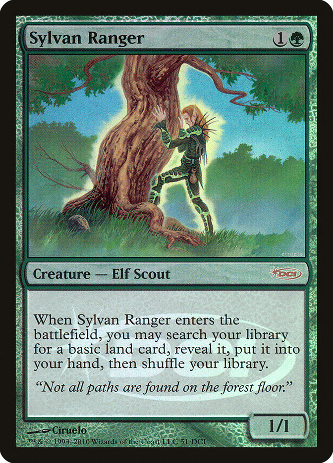 Sylvan Ranger [Wizards Play Network 2010] MTG Single Magic: The Gathering    | Red Claw Gaming