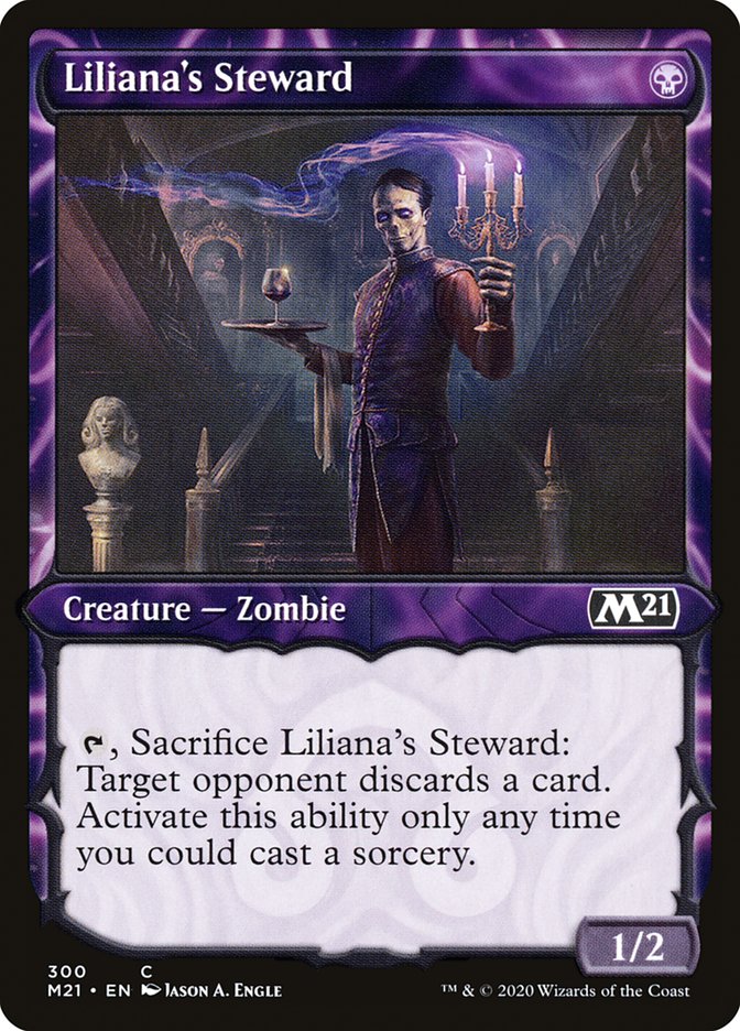 Liliana's Steward (Showcase) [Core Set 2021] MTG Single Magic: The Gathering    | Red Claw Gaming
