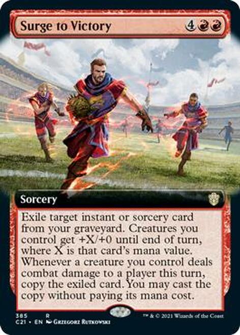 Surge to Victory (Extended Art) [Commander 2021] MTG Single Magic: The Gathering    | Red Claw Gaming