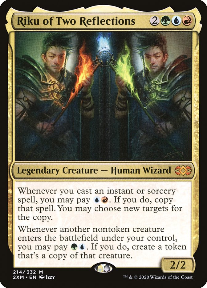 Riku of Two Reflections [Double Masters] MTG Single Magic: The Gathering    | Red Claw Gaming