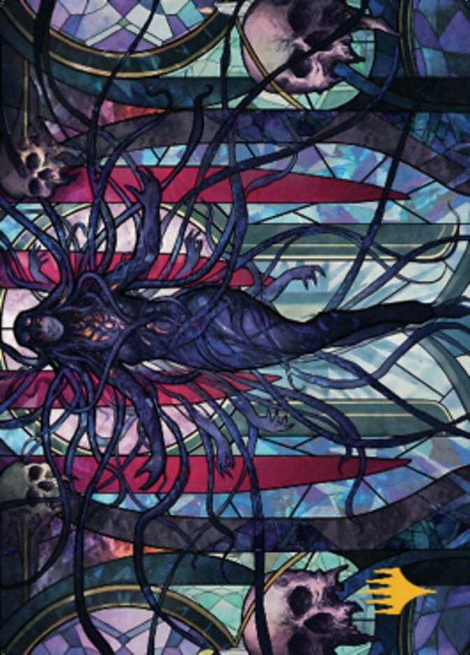 Braids, Arisen Nightmare Art Card 2 (Gold-Stamped Signature) [Dominaria United Art Series] MTG Single Magic: The Gathering    | Red Claw Gaming