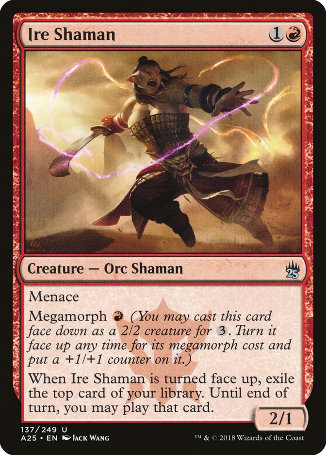 Ire Shaman [Masters 25] MTG Single Magic: The Gathering    | Red Claw Gaming
