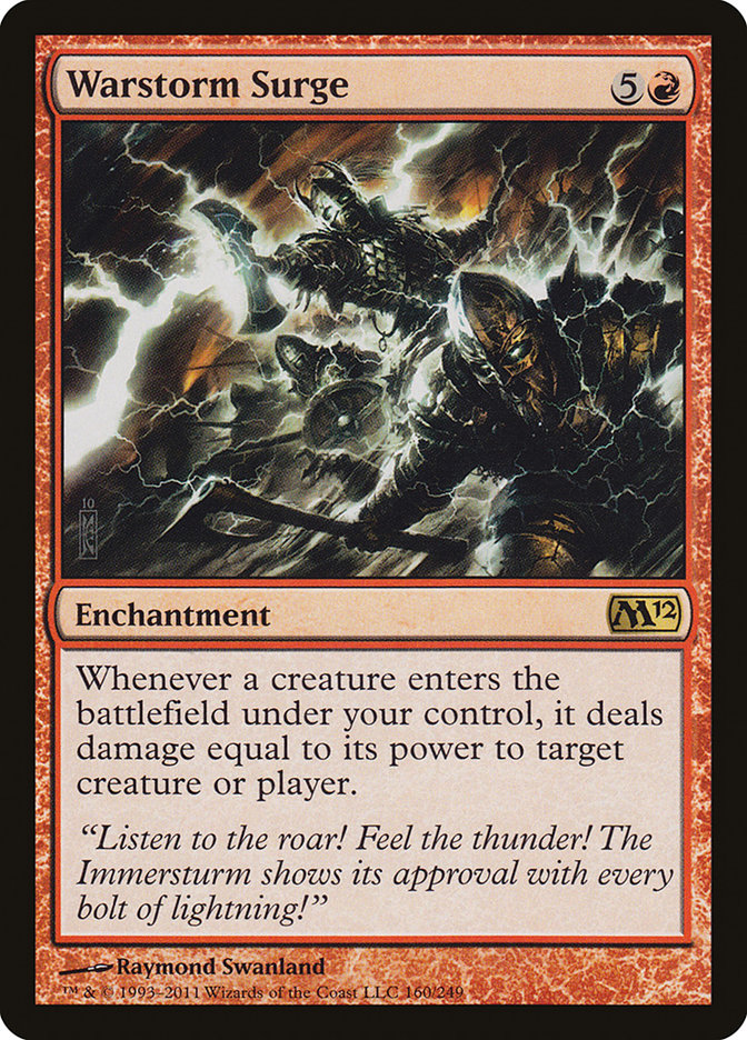 Warstorm Surge [Magic 2012] MTG Single Magic: The Gathering    | Red Claw Gaming