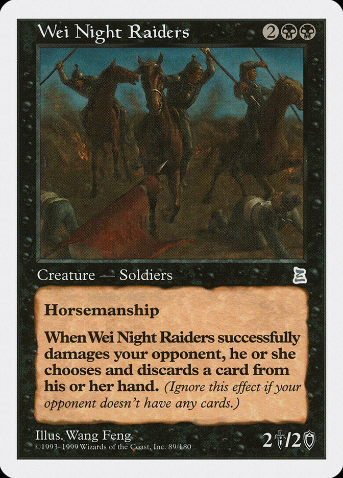 Wei Night Raiders [Portal Three Kingdoms] MTG Single Magic: The Gathering    | Red Claw Gaming