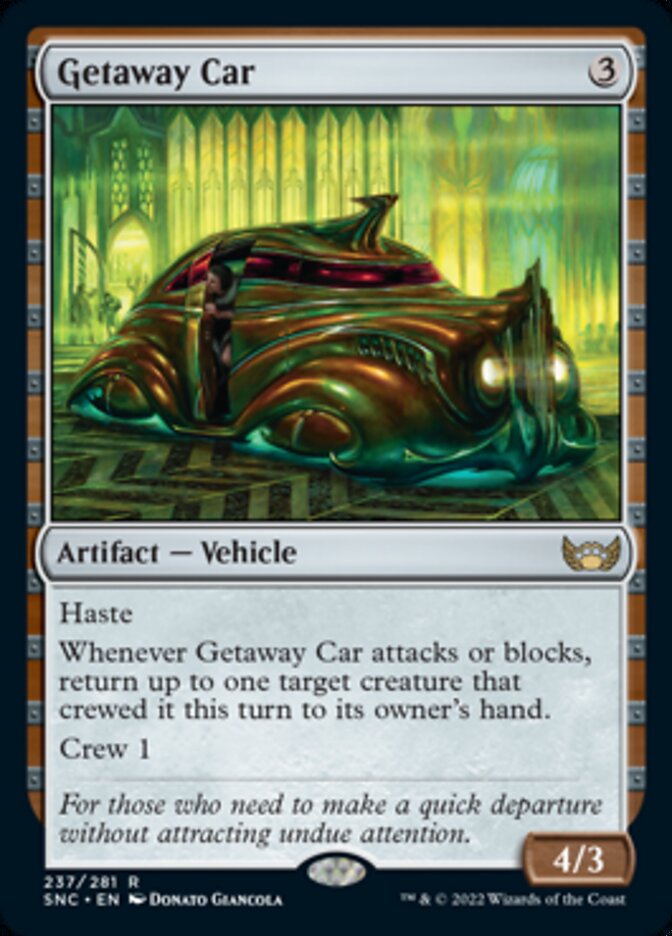 Getaway Car [Streets of New Capenna] MTG Single Magic: The Gathering    | Red Claw Gaming
