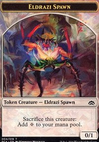 Eldrazi Spawn (004) // Eldrazi Double-Sided Token [Planechase Anthology Tokens] MTG Single Magic: The Gathering    | Red Claw Gaming